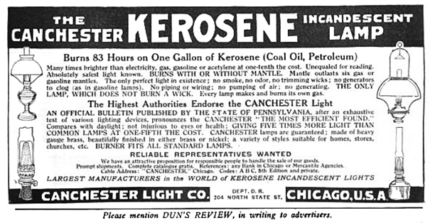 Canchester 1911 ad